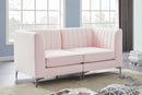 Alina Pink Velvet Modular Sectional - NY Furniture Direct (NY)