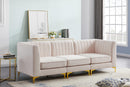 Alina Pink Velvet Modular Sectional - NY Furniture Direct (NY)