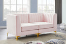 Alina Pink Velvet Modular Sectional - NY Furniture Direct (NY)