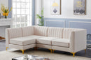 Alina Pink Velvet Modular Sectional - NY Furniture Direct (NY)