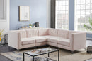 Alina Pink Velvet Modular Sectional - NY Furniture Direct (NY)