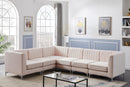 Alina Pink Velvet Modular Sectional - NY Furniture Direct (NY)