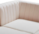 Alina Pink Velvet Modular Sectional - NY Furniture Direct (NY)