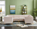 Alina Pink Velvet Modular Sectional - NY Furniture Direct (NY)