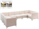 Alina Pink Velvet Modular Sectional - NY Furniture Direct (NY)
