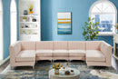Alina Pink Velvet Modular Sectional - NY Furniture Direct (NY)
