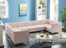 Alina Pink Velvet Modular Sectional - NY Furniture Direct (NY)