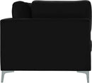Julia Black Velvet Modular Sofa - NY Furniture Direct (NY)