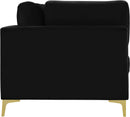 Julia Black Velvet Modular Sofa - NY Furniture Direct (NY)
