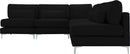 Julia Black Velvet Modular Sectional (5 Boxes) - NY Furniture Direct (NY)