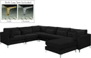Julia Black Velvet Modular Sectional (7 Boxes) - NY Furniture Direct (NY)
