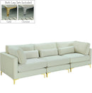 Julia Cream Velvet Modular Sofa (3 Boxes) - NY Furniture Direct (NY)