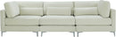 Julia Cream Velvet Modular Sofa (3 Boxes) - NY Furniture Direct (NY)