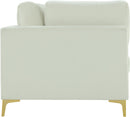 Julia Cream Velvet Modular Sofa (3 Boxes) - NY Furniture Direct (NY)