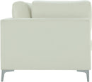 Julia Cream Velvet Modular Sofa (4 Boxes) - NY Furniture Direct (NY)