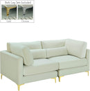 Julia Cream Velvet Modular Sofa - NY Furniture Direct (NY)