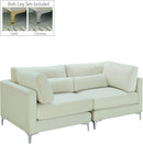 Julia Cream Velvet Modular Sofa - NY Furniture Direct (NY)