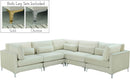Julia Cream Velvet Modular Sectional (5 Boxes) - NY Furniture Direct (NY)