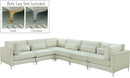 Julia Cream Velvet Modular Sectional (6 Boxes) - NY Furniture Direct (NY)