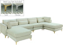 Julia Cream Velvet Modular Sectional (6 Boxes) - NY Furniture Direct (NY)