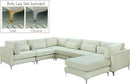 Julia Cream Velvet Modular Sectional (7 Boxes) - NY Furniture Direct (NY)