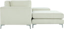 Julia Cream Velvet Modular Sectional (6 Boxes) - NY Furniture Direct (NY)