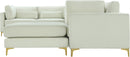 Julia Cream Velvet Modular Sectional (7 Boxes) - NY Furniture Direct (NY)