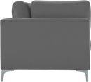 Julia Grey Velvet Modular Sofa - NY Furniture Direct (NY)