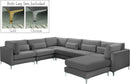 Julia Grey Velvet Modular Sectional (7 Boxes) - NY Furniture Direct (NY)