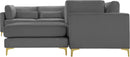 Julia Grey Velvet Modular Sectional (7 Boxes) - NY Furniture Direct (NY)