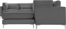 Julia Grey Velvet Modular Sectional (7 Boxes) - NY Furniture Direct (NY)