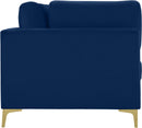 Julia Navy Velvet Modular Sofa (3 Boxes) - NY Furniture Direct (NY)