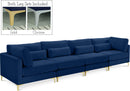 Julia Navy Velvet Modular Sofa (4 Boxes) - NY Furniture Direct (NY)