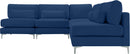 Julia Navy Velvet Modular Sectional (5 Boxes) - NY Furniture Direct (NY)
