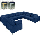 Julia Navy Velvet Modular Sectional (8 Boxes) - NY Furniture Direct (NY)