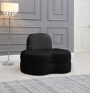 Mitzy Black Velvet Chair - NY Furniture Direct (NY)