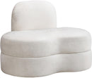 Mitzy Cream Velvet Chair - NY Furniture Direct (NY)