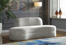 Mitzy Cream Velvet Sofa - NY Furniture Direct (NY)