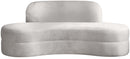 Mitzy Cream Velvet Sofa - NY Furniture Direct (NY)