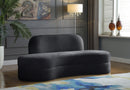 Mitzy Grey Velvet Sofa - NY Furniture Direct (NY)