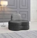 Mitzy Grey Velvet Chair - NY Furniture Direct (NY)