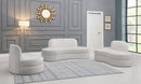 Mitzy Cream Velvet Chair - NY Furniture Direct (NY)