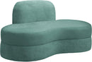 Mitzy Mint Velvet Loveseat - NY Furniture Direct (NY)