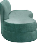 Mitzy Mint Velvet Sofa - NY Furniture Direct (NY)