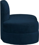 Mitzy Navy Velvet Chair - NY Furniture Direct (NY)