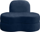 Mitzy Navy Velvet Chair - NY Furniture Direct (NY)