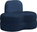 Mitzy Navy Velvet Chair - NY Furniture Direct (NY)