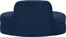 Mitzy Navy Velvet Loveseat - NY Furniture Direct (NY)
