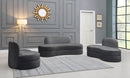 Mitzy Grey Velvet Sofa - NY Furniture Direct (NY)
