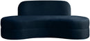 Mitzy Navy Velvet Sofa - NY Furniture Direct (NY)